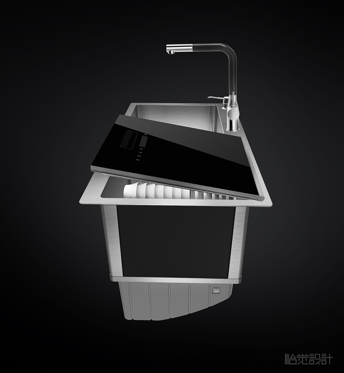 水槽- 集成水槽-智能水槽-集成灶-消毒柜-厨房用品-怡觉设计 (3).jpg